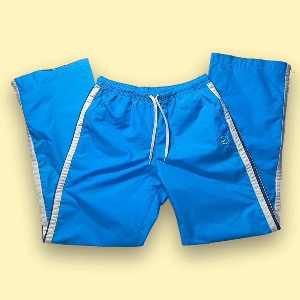 Blue polyester nylon track